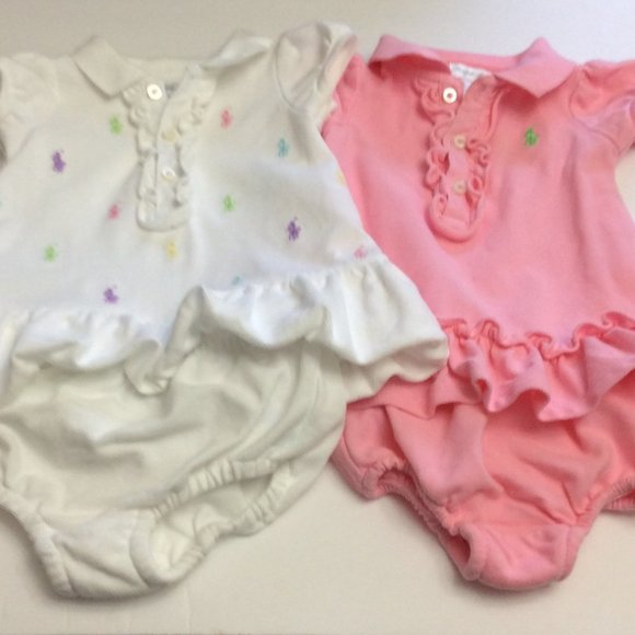 Ralph Lauren Baby Girl's 2-Piece Polo Dress - Picture 1 of 10